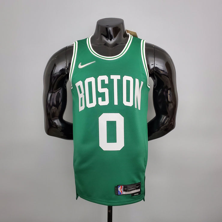 75th Anniversary Tatum #0 Celtics Green NBA